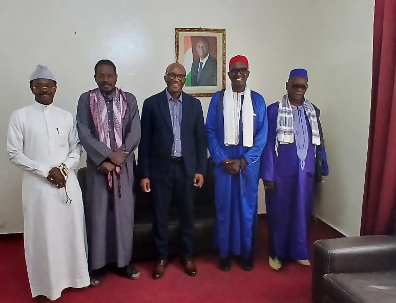 Le CNIOS en audience à l’Ambassade de Côte d’Ivoire : cap sur la paix et la fraternité africaine