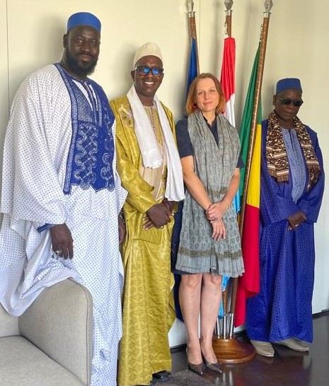 Diplomatie religieuse : l’Ambassadrice du Luxembourg reçoit le CNIOS pour renforcer la coopération en faveur de la paix